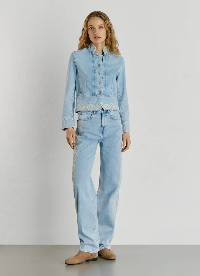 Jeans mit hoher Taille und geradem Schnitt – Eden Jeans mit hoher Taille und geradem Schnitt – Eden