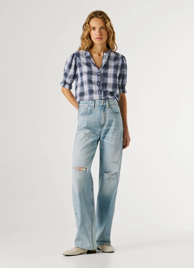 Jeans mit hoher Taille und geradem Schnitt – Eden Jeans mit hoher Taille und geradem Schnitt – Eden