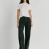 Jeans mit hoher Taille und geradem Schnitt – Eden