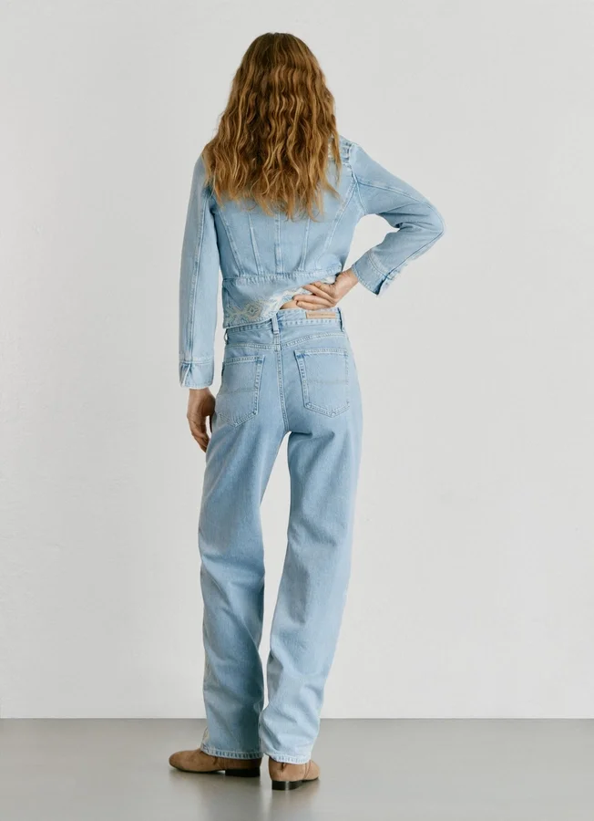 Jeans mit hoher Taille und geradem Schnitt – Eden Jeans mit hoher Taille und geradem Schnitt – Eden