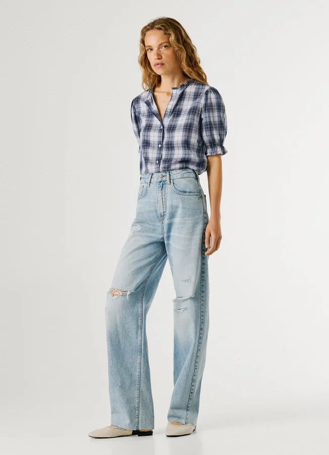 Jeans mit hoher Taille und geradem Schnitt – Eden Jeans mit hoher Taille und geradem Schnitt – Eden