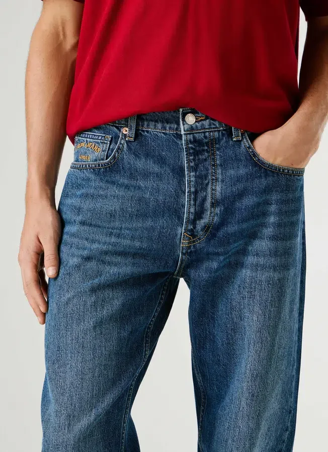 Jeans mit lockerer Passform und mittlerer Leibhöhe – Bexley Jeans mit lockerer Passform und mittlerer Leibhöhe – Bexley