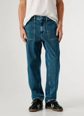 Jeans mit lockerer Passform und niedriger Leibhöhe – Carpenter