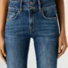 Jeans mit mittlerer Leibhöhe und ausgestelltem Schnitt – Venus