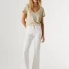 Jeans mit mittlerer Leibhöhe und ausgestelltem Schnitt – Venus