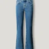 Jeans mit mittlerer Leibhöhe und ausgestelltem Schnitt – Venus