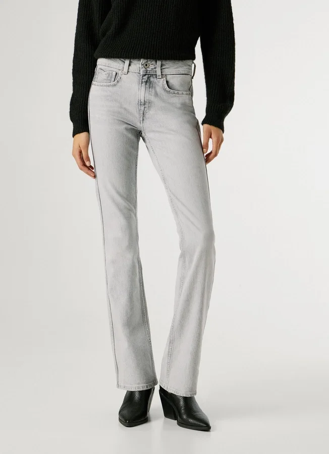 Jeans mit mittlerer Leibhöhe und Bootcut-Passform – Piper Jeans mit mittlerer Leibhöhe und Bootcut-Passform – Piper