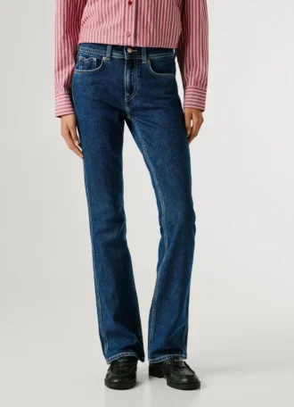 Jeans mit mittlerer Leibhöhe und Bootcut-Passform – Piper