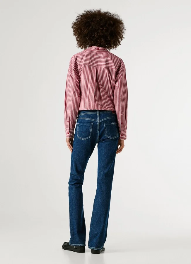 Jeans mit mittlerer Leibhöhe und Bootcut-Passform – Piper Jeans mit mittlerer Leibhöhe und Bootcut-Passform – Piper