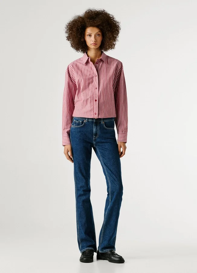 Jeans mit mittlerer Leibhöhe und Bootcut-Passform – Piper Jeans mit mittlerer Leibhöhe und Bootcut-Passform – Piper