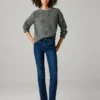 Jeans mit mittlerer Leibhöhe und geradem Schnitt – Beryl