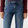 Jeans mit mittlerer Leibhöhe und geradem Schnitt – Mary