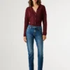 Jeans mit mittlerer Leibhöhe und geradem Schnitt – Mary