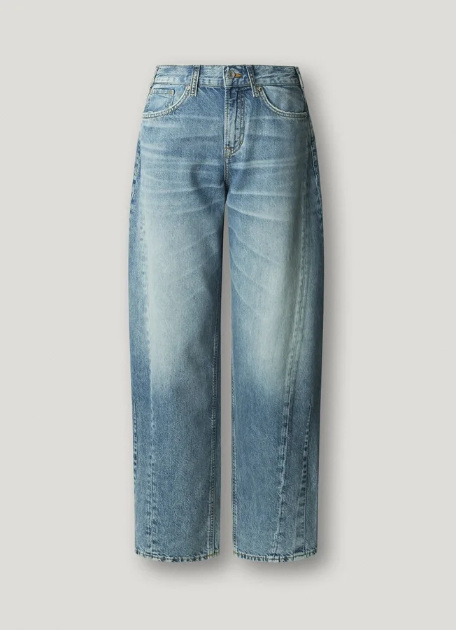 Jeans mit mittlerer Leibhöhe und lockerer Passform Jeans mit mittlerer Leibhöhe und lockerer Passform