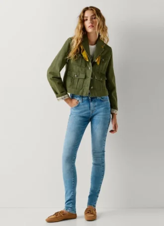 Jeans mit mittlerer Leibhöhe und Skinny-Passform – Regent