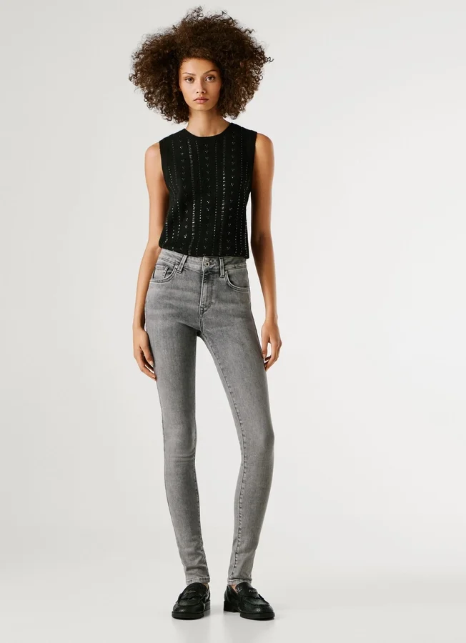 Jeans mit mittlerer Leibhöhe und Skinny-Passform – Regent Jeans mit mittlerer Leibhöhe und Skinny-Passform – Regent