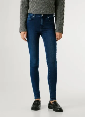 Jeans mit mittlerer Leibhöhe und Skinny-Passform – Regent