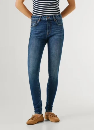 Jeans mit mittlerer Leibhöhe und Skinny-Passform – Regent