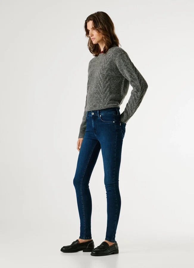 Jeans mit mittlerer Leibhöhe und Skinny-Passform – Regent Jeans mit mittlerer Leibhöhe und Skinny-Passform – Regent