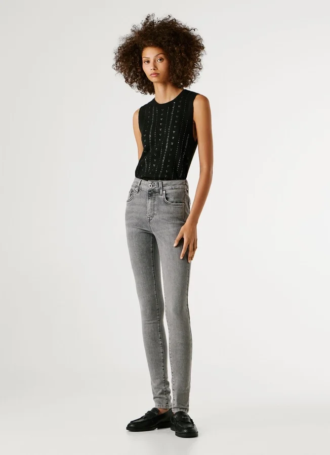 Jeans mit mittlerer Leibhöhe und Skinny-Passform – Regent Jeans mit mittlerer Leibhöhe und Skinny-Passform – Regent