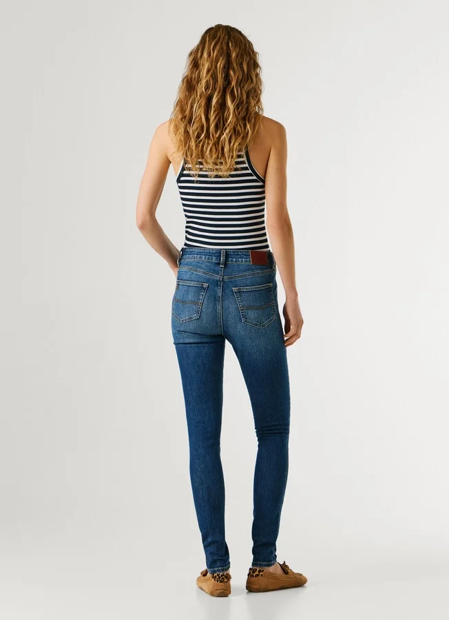 Jeans mit mittlerer Leibhöhe und Skinny-Passform – Regent Jeans mit mittlerer Leibhöhe und Skinny-Passform – Regent