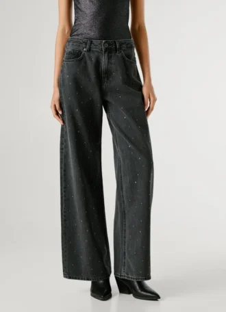 Jeans mit mittlerer Leibhöhe und weitem Schnitt – Lina