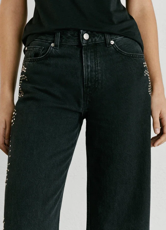 Jeans mit mittlerer Leibhöhe und weitem Schnitt – Lina Jeans mit mittlerer Leibhöhe und weitem Schnitt – Lina