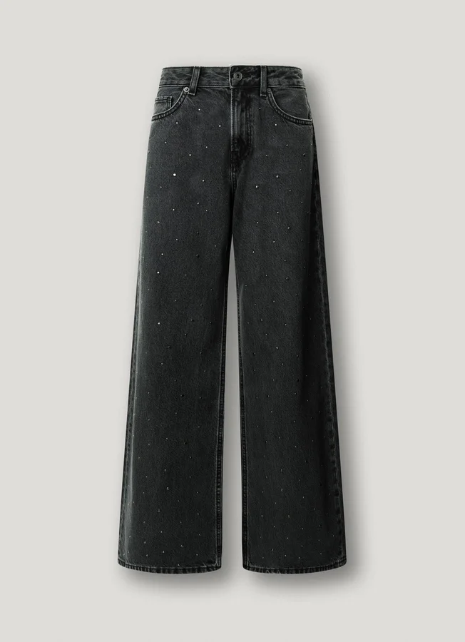 Jeans mit mittlerer Leibhöhe und weitem Schnitt – Lina Jeans mit mittlerer Leibhöhe und weitem Schnitt – Lina