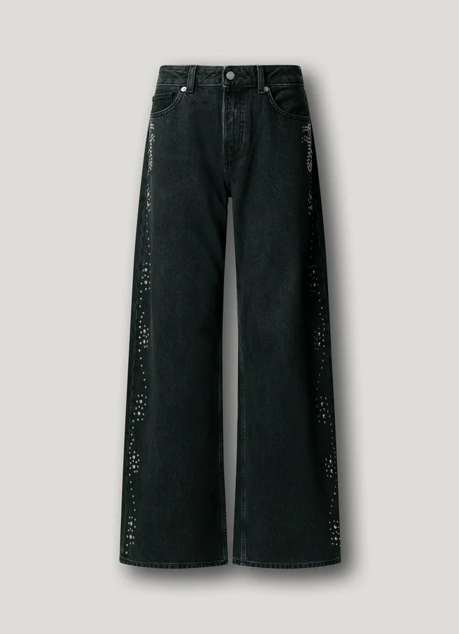 Jeans mit mittlerer Leibhöhe und weitem Schnitt – Lina Jeans mit mittlerer Leibhöhe und weitem Schnitt – Lina