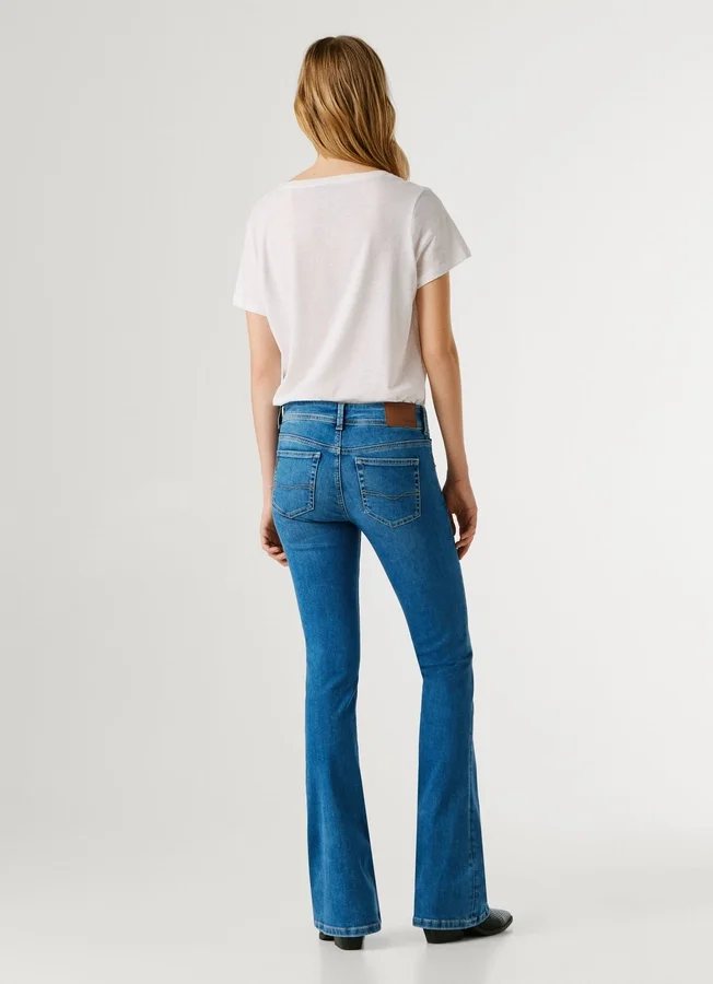 Jeans mit niedriger Leibhöhe und ausgestelltem Schnitt – Pimlico Jeans mit niedriger Leibhöhe und ausgestelltem Schnitt – Pimlico