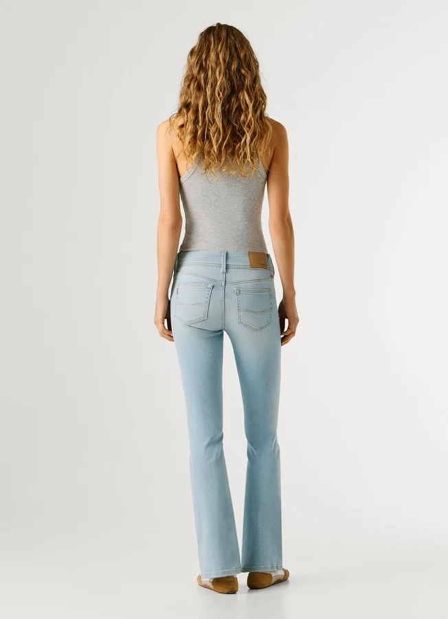 Jeans mit niedriger Leibhöhe und ausgestelltem Schnitt – Pimlico Jeans mit niedriger Leibhöhe und ausgestelltem Schnitt – Pimlico