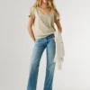 Jeans mit niedriger Leibhöhe und gerader Passform – Venus Jeans mit niedriger Leibhöhe und gerader Passform – Venus