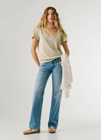 Jeans mit niedriger Leibhöhe und gerader Passform – Venus