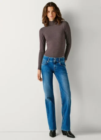 Jeans mit niedriger Leibhöhe und gerader Passform – Venus