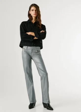 Jeans mit niedriger Leibhöhe und gerader Passform – Venus