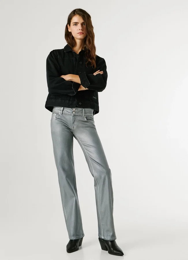 Jeans mit niedriger Leibhöhe und gerader Passform – Venus Jeans mit niedriger Leibhöhe und gerader Passform – Venus