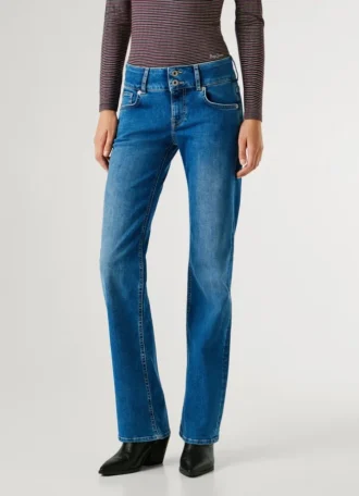 Jeans mit niedriger Leibhöhe und gerader Passform – Venus