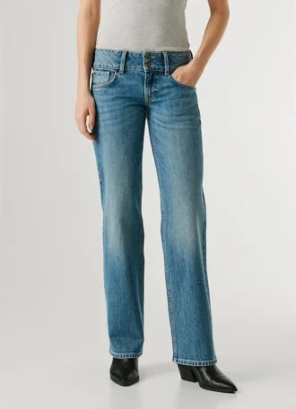 Jeans mit niedriger Leibhöhe und gerader Passform – Venus