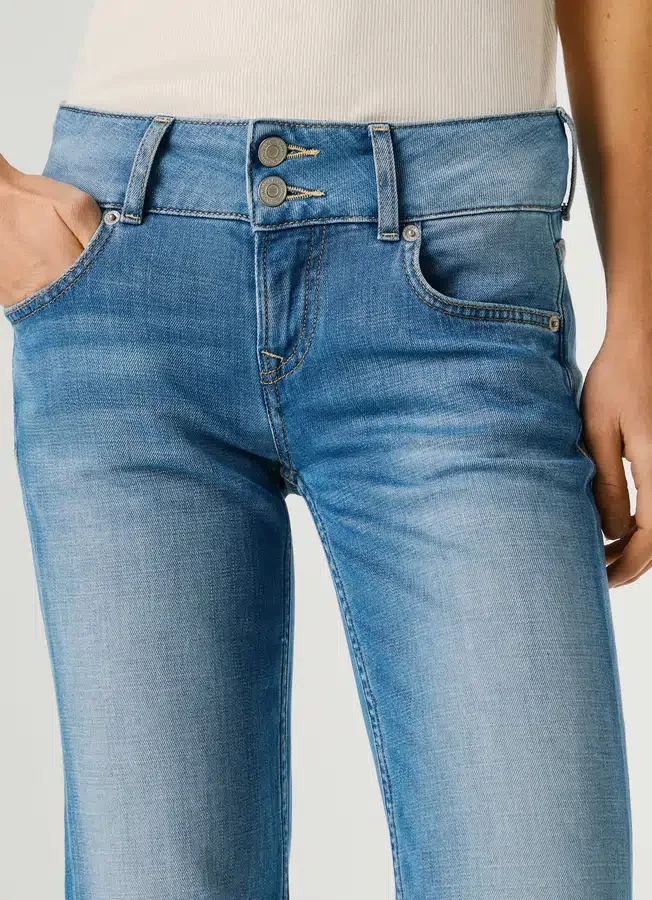 Jeans mit niedriger Leibhöhe und gerader Passform – Venus Jeans mit niedriger Leibhöhe und gerader Passform – Venus