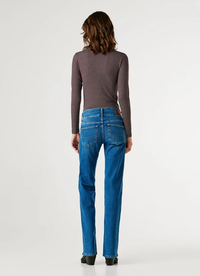 Jeans mit niedriger Leibhöhe und gerader Passform – Venus Jeans mit niedriger Leibhöhe und gerader Passform – Venus