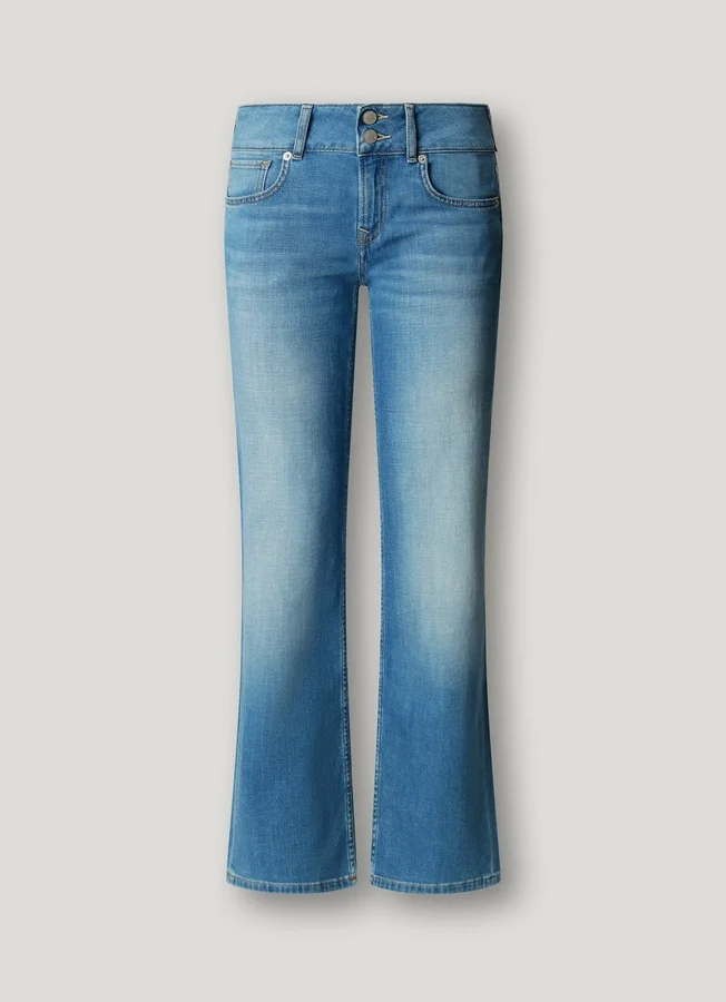 Jeans mit niedriger Leibhöhe und gerader Passform – Venus Jeans mit niedriger Leibhöhe und gerader Passform – Venus
