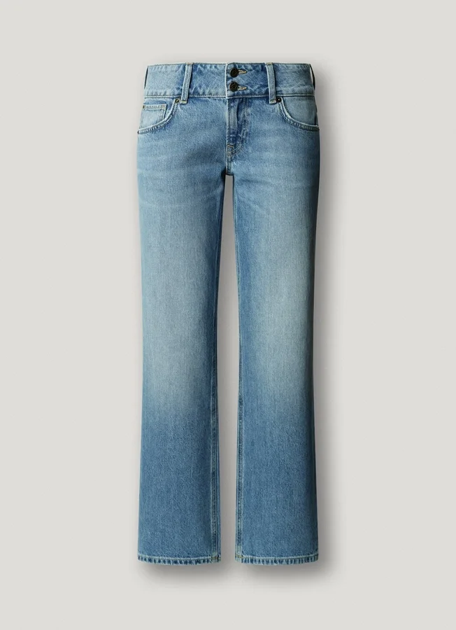 Jeans mit niedriger Leibhöhe und gerader Passform – Venus Jeans mit niedriger Leibhöhe und gerader Passform – Venus