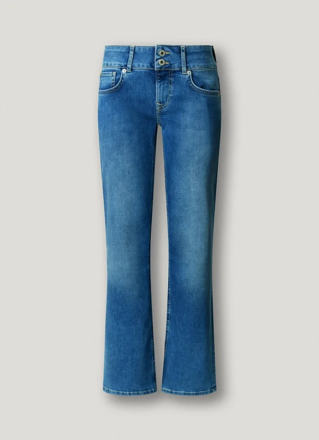 Jeans mit niedriger Leibhöhe und gerader Passform – Venus Jeans mit niedriger Leibhöhe und gerader Passform – Venus