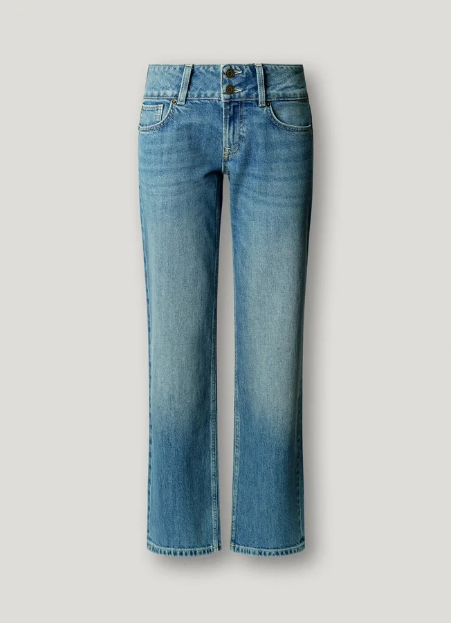 Jeans mit niedriger Leibhöhe und gerader Passform – Venus Jeans mit niedriger Leibhöhe und gerader Passform – Venus