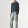 Jeans mit niedriger Leibhöhe und lockerer Passform – Helix