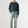 Jeans mit niedriger Leibhöhe und lockerer Passform – Helix