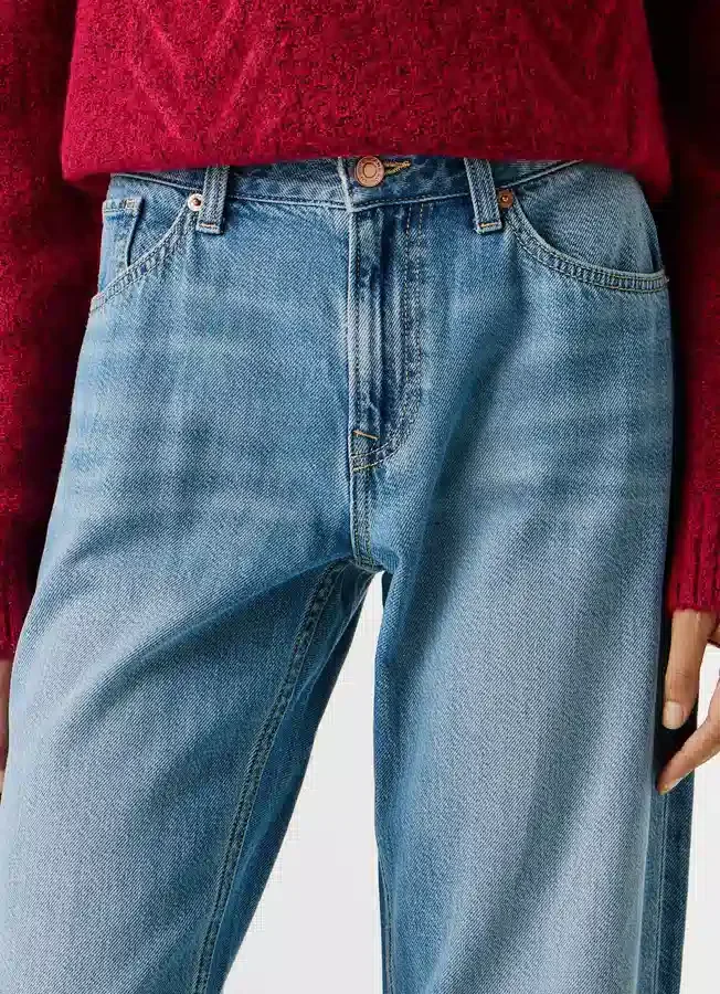 Jeans mit niedriger Leibhöhe und lockerer Passform – Nicky Jeans mit niedriger Leibhöhe und lockerer Passform – Nicky