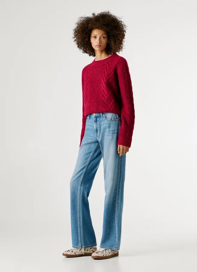 Jeans mit niedriger Leibhöhe und lockerer Passform – Nicky Jeans mit niedriger Leibhöhe und lockerer Passform – Nicky
