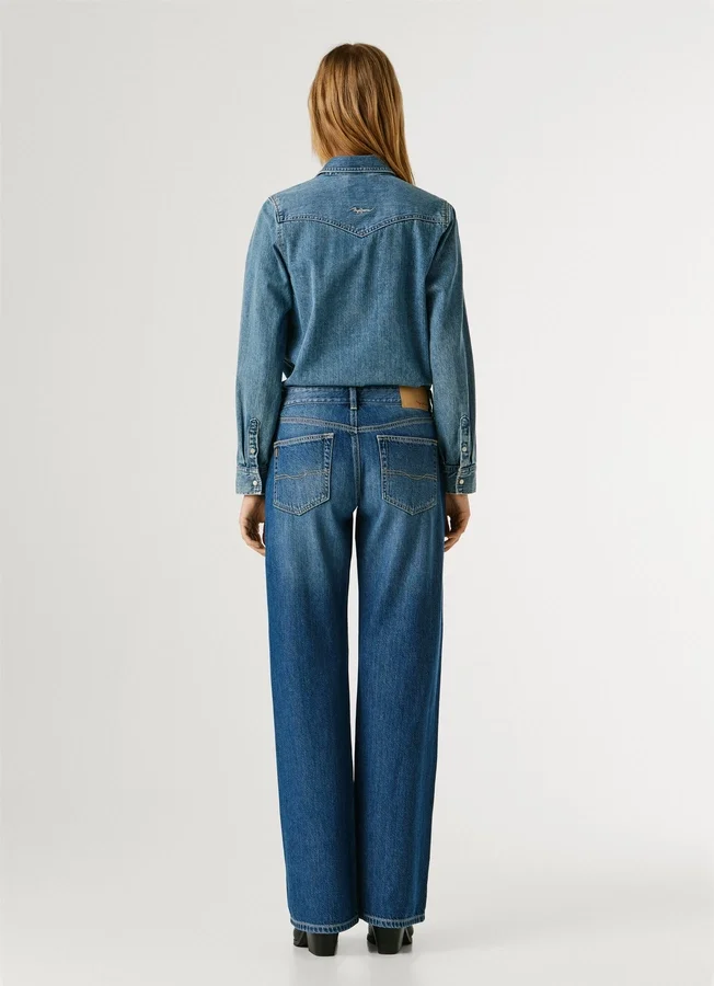 Jeans mit niedriger Leibhöhe und lockerer Passform – Nicky Jeans mit niedriger Leibhöhe und lockerer Passform – Nicky