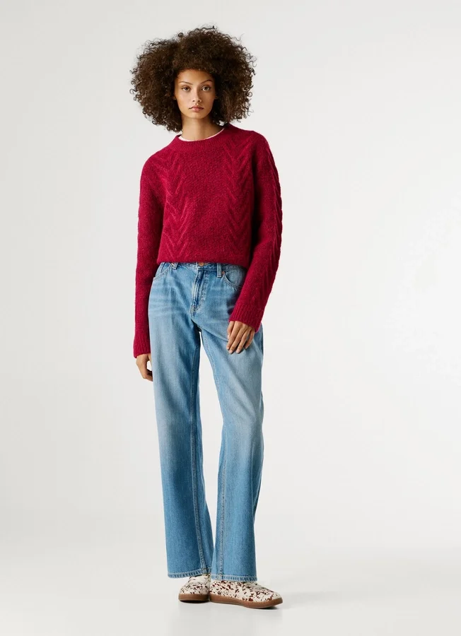 Jeans mit niedriger Leibhöhe und lockerer Passform – Nicky Jeans mit niedriger Leibhöhe und lockerer Passform – Nicky